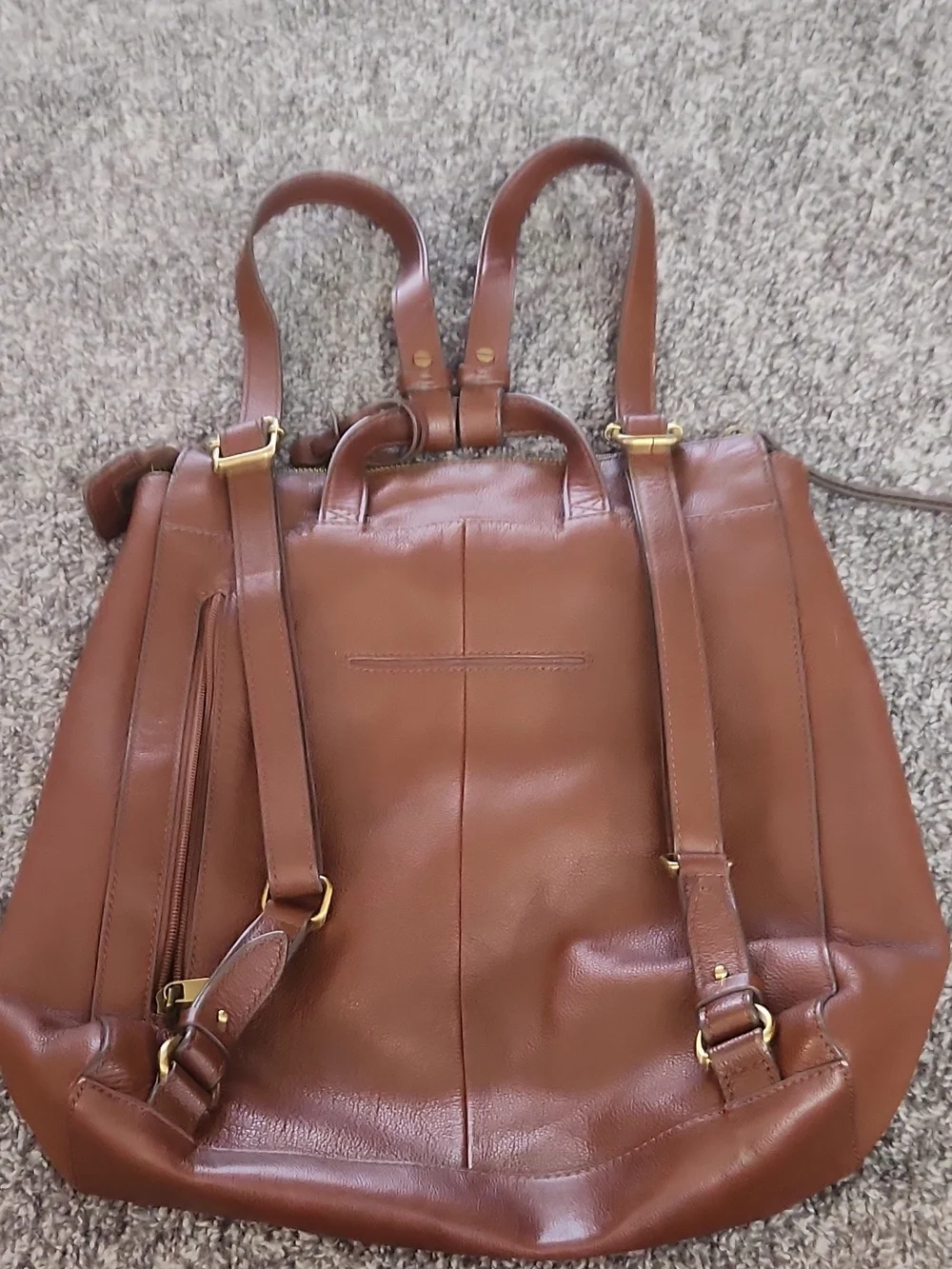 Fossil brown leather